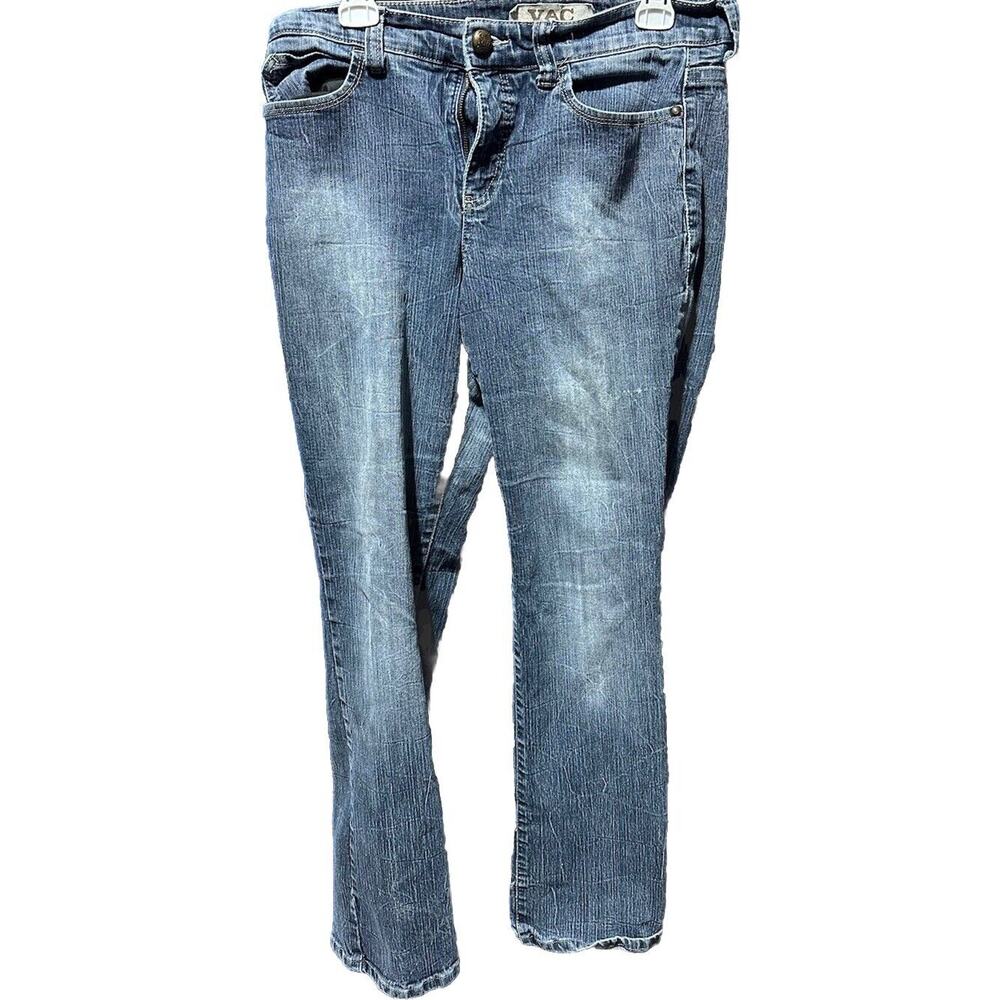 Nine West VAC Jeans Womens Size 12 Blue Denim Dark Wash Stretch Ladies